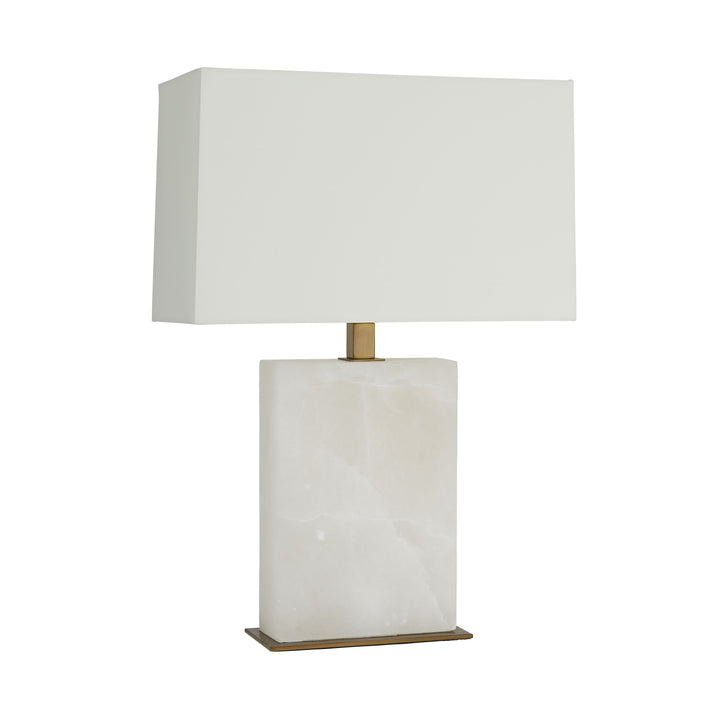 TABLE LAMP MARBLE SNOW SLAB #37538