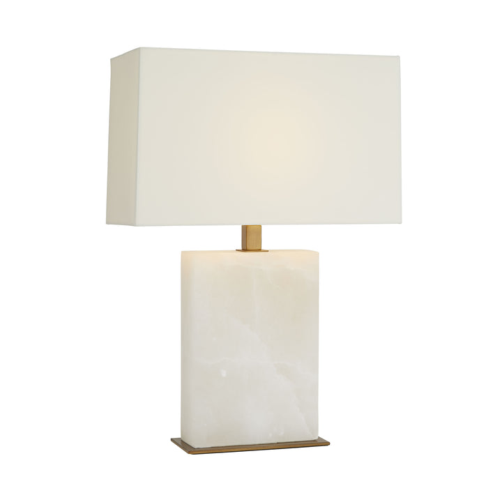 TABLE LAMP MARBLE SNOW SLAB #37538