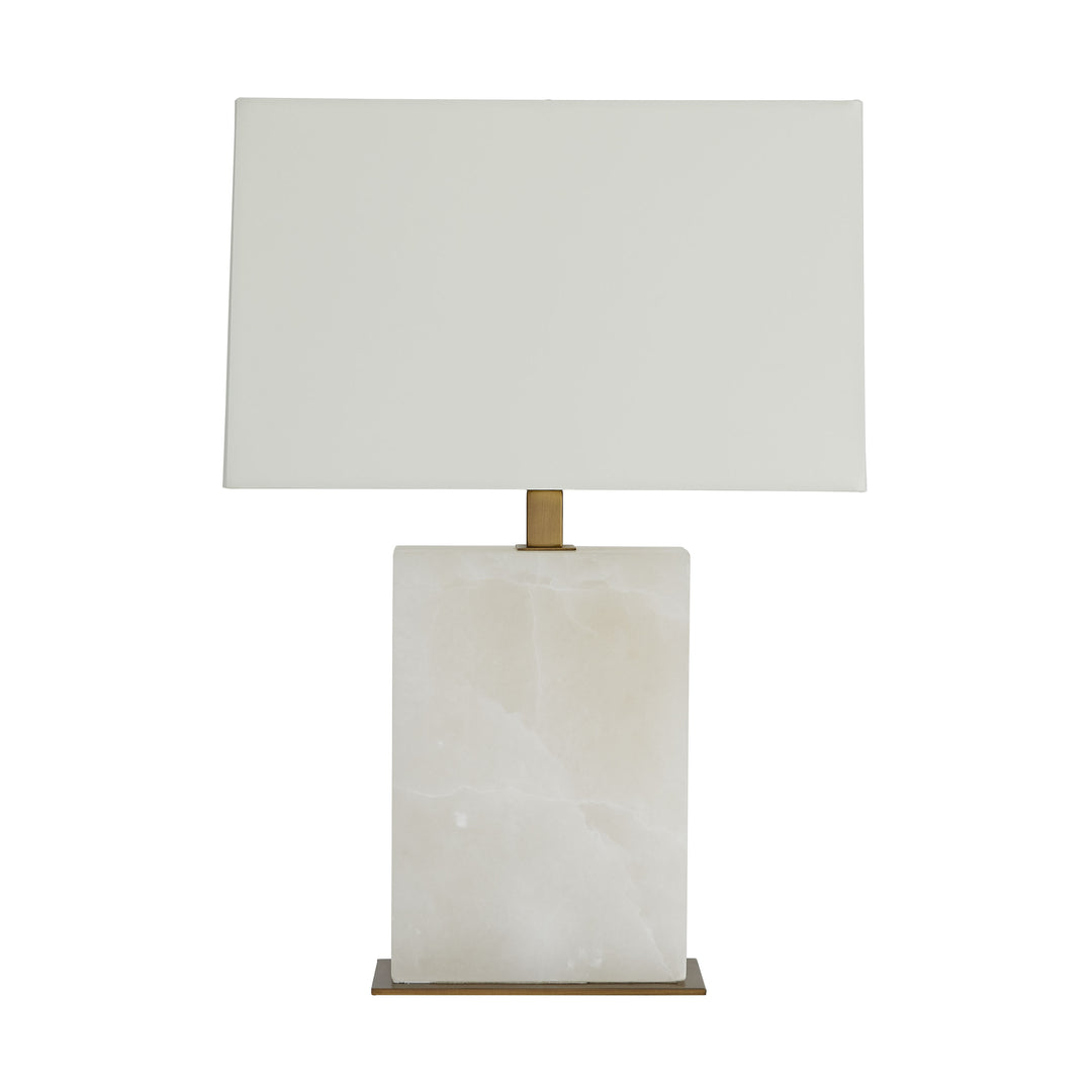 TABLE LAMP MARBLE SNOW SLAB #37538