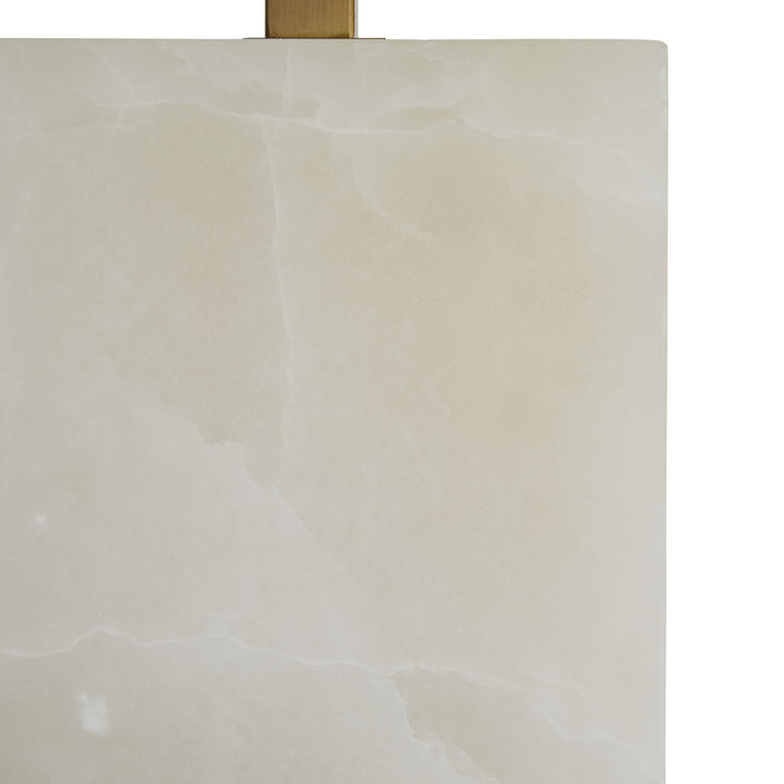 TABLE LAMP MARBLE SNOW SLAB #37538