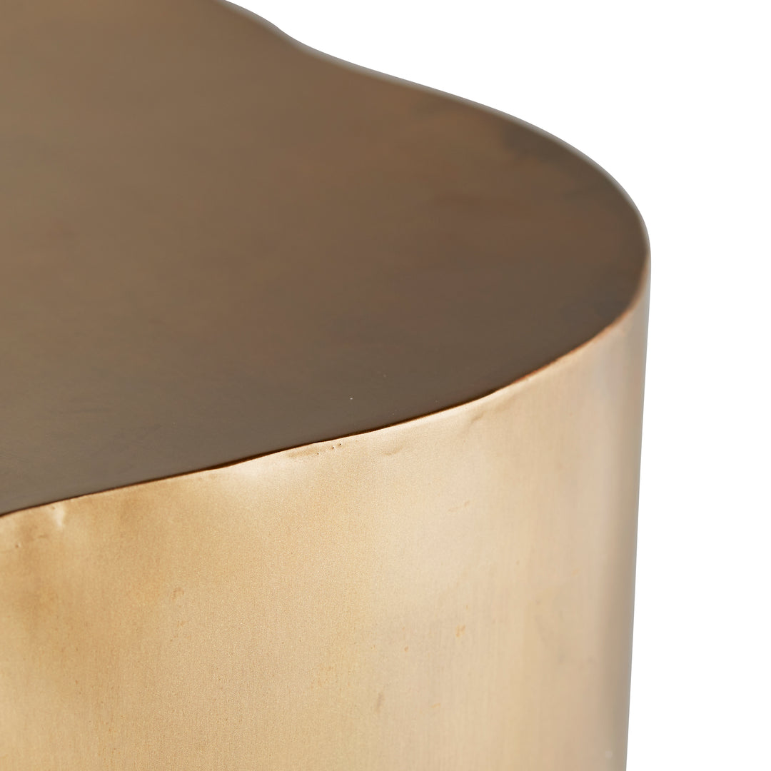 SIDE TABLE ANTIQUE BRASS #37565