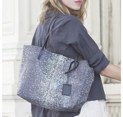 LINDE GALLERY TOTE GALUCHAT SUEDE - SMALL (Available in 7 Colors)