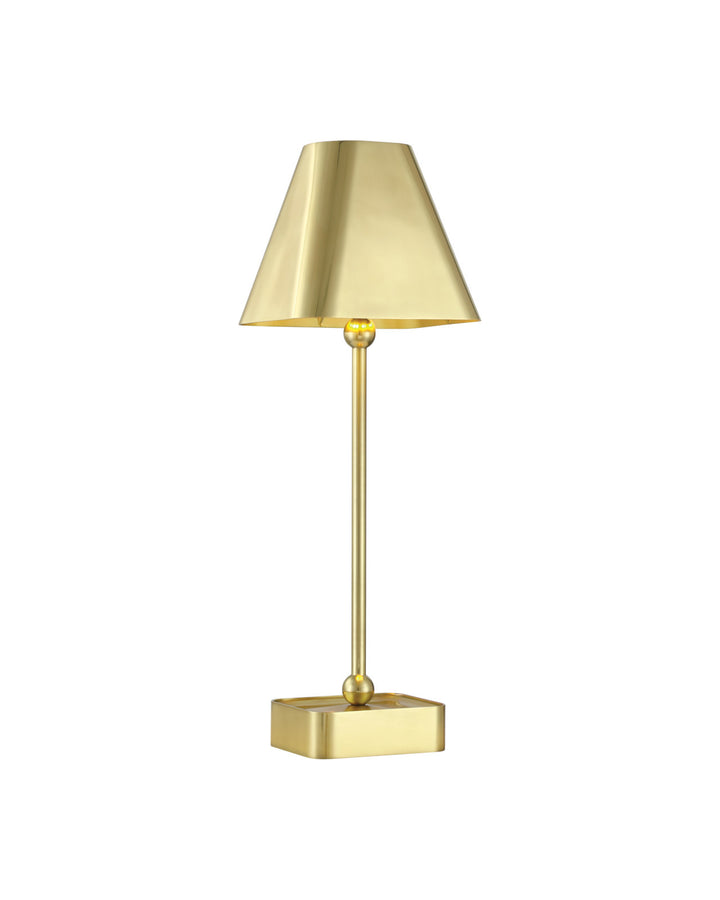 TABLE LAMP GADABOUT BRASS CORDLESS