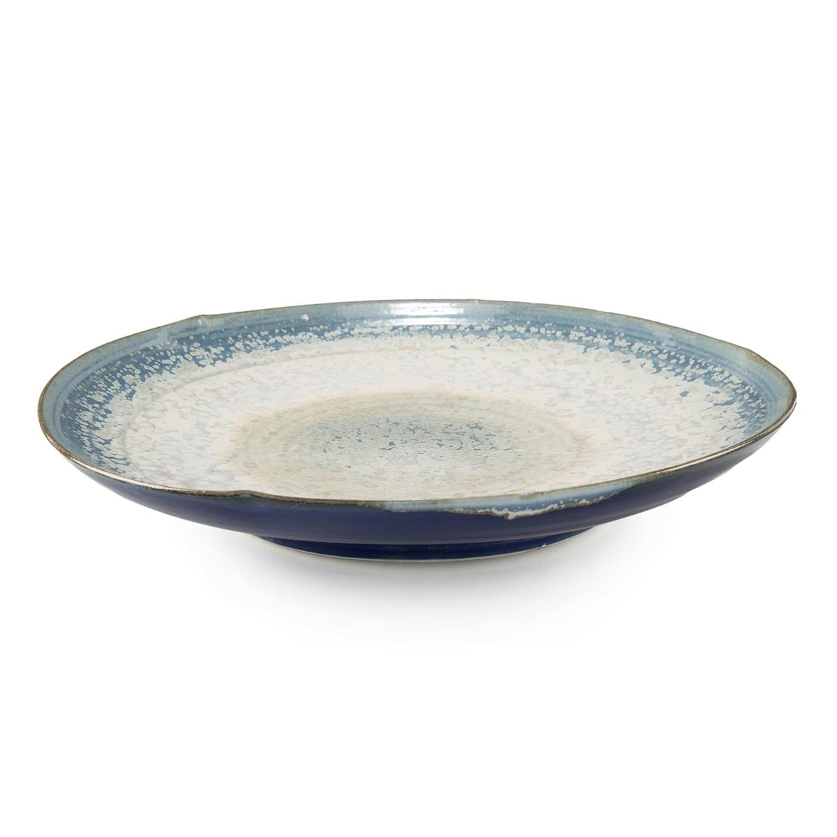 PLATTER BLUE & CREAM