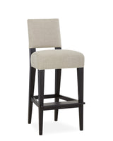 BAR STOOL GREY STRIPE