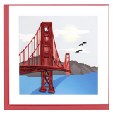 GREETING CARD "GOLDEN GATE BRIDGE"