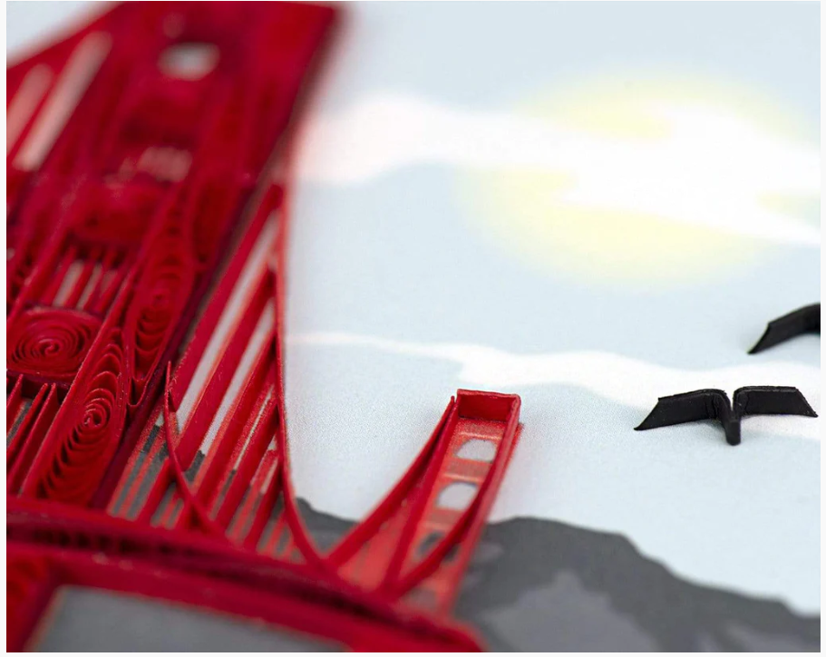 GREETING CARD "GOLDEN GATE BRIDGE" #38448