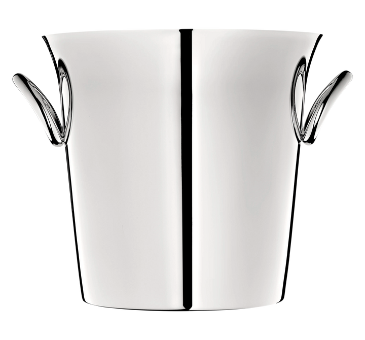 CHAMPAGNE COOLER SILVER-PLATED FOR 2 BOTTLES VERTIGO