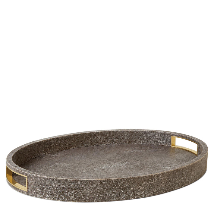 TRAY COCKTAIL MODERN SHAGREEN