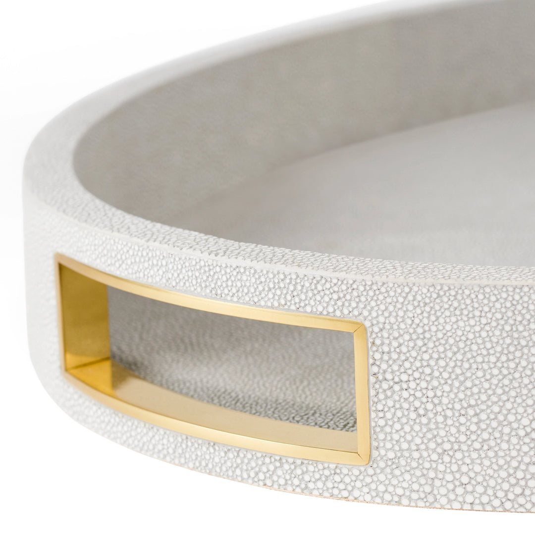 TRAY COCKTAIL MODERN SHAGREEN