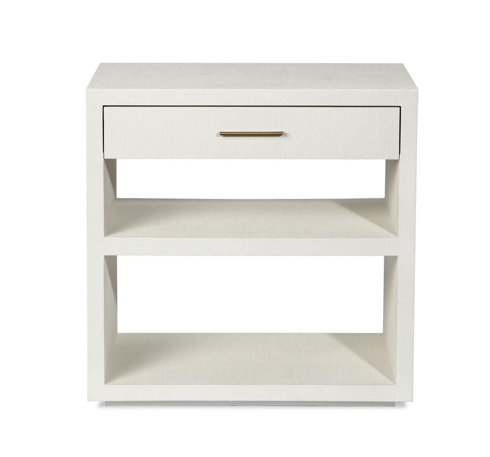 BEDSIDE CHEST WHITE #39045