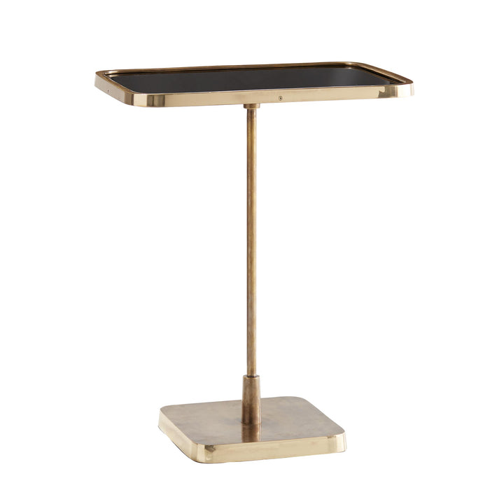 ACCENT TABLE BLACK MIRROR TOP RECTANGLE #39209