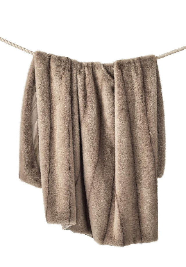 THROW VINTAGE MINK FF 60x72"