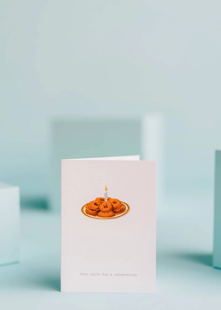 BIRTHDAY GREETING CARD "THIS CALLS FOR A CELEBRATION"