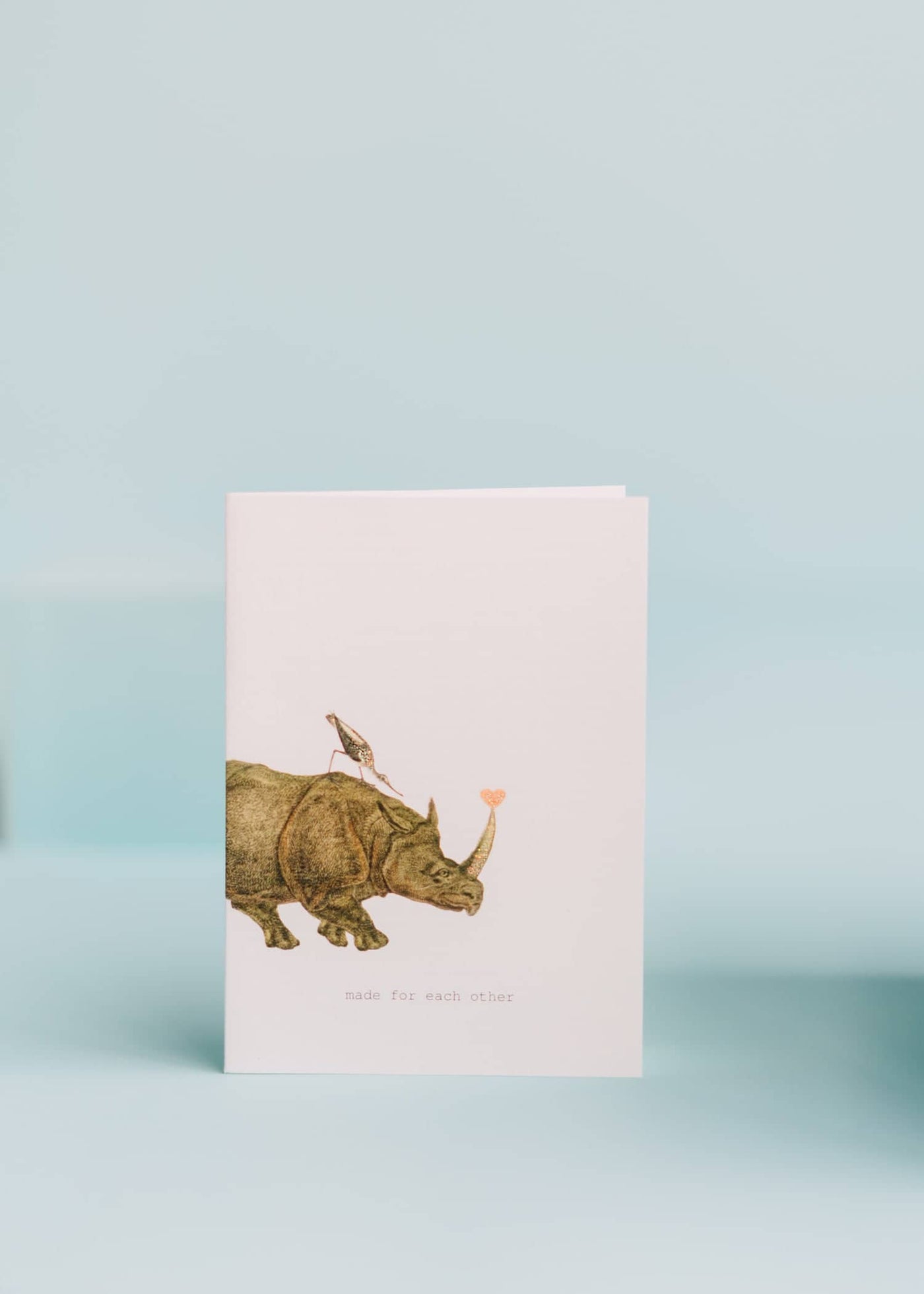 GREETING CARD "MADE FOR EACH OTHER"
