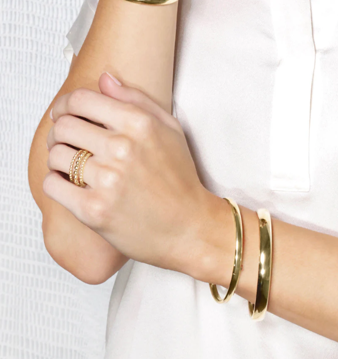 BRACELET CHERISH GOLD SMALL BANGLE