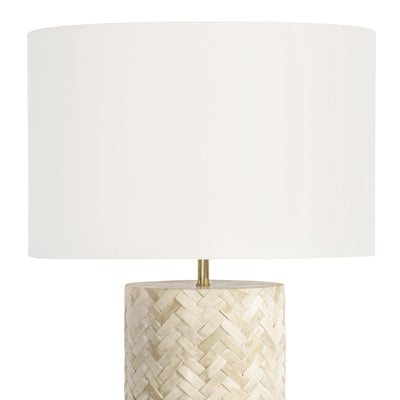 TABLE LAMP NATURAL BONE