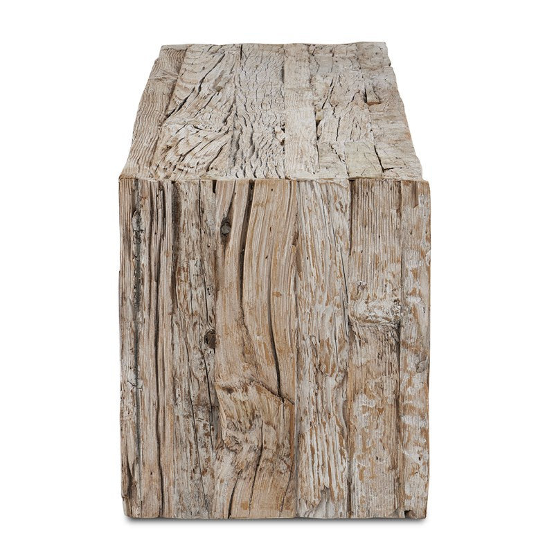 BENCH NATURAL SPLITWOOD #66782