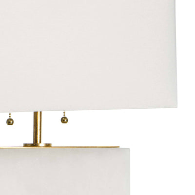 TABLE LAMP ALABASTER RECTANGLE