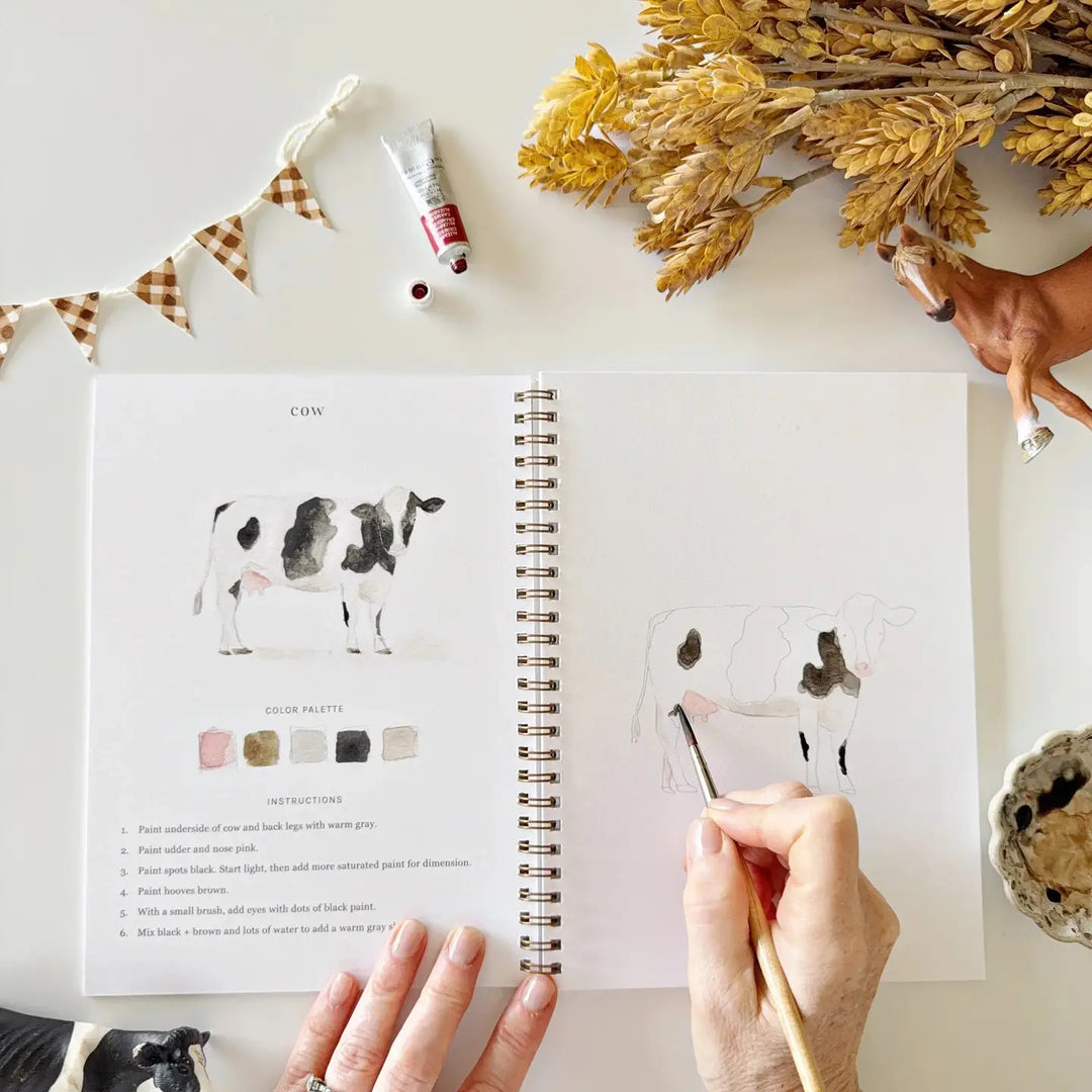 WORKBOOK WATERCOLOR FARM