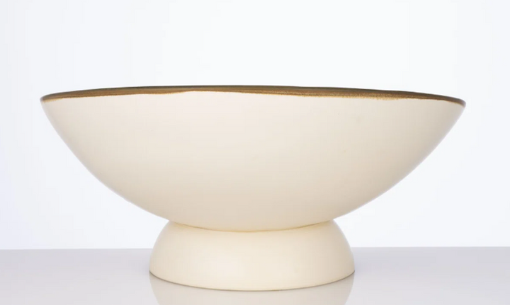 BOWL SLANTED CREAM 12D 6H
