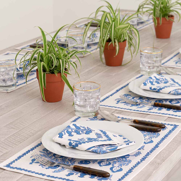 NAPKIN POM BELLS WEDGEWOOD