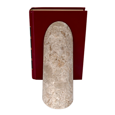 BOOKENDS NATURAL MARBLE COLUMNS