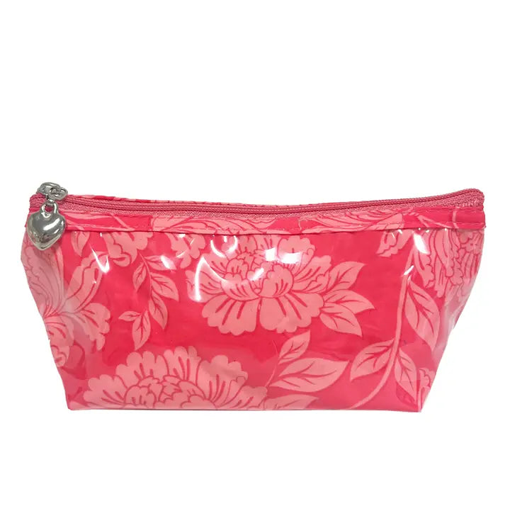 COSMETIC BAG PEONIES WARERPROOF PVC XS