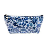 COSMETIC BAG SEASHELLS BLUE XS