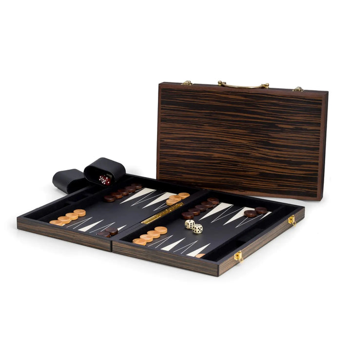 BACKGAMMON SET BIRCH COLORED