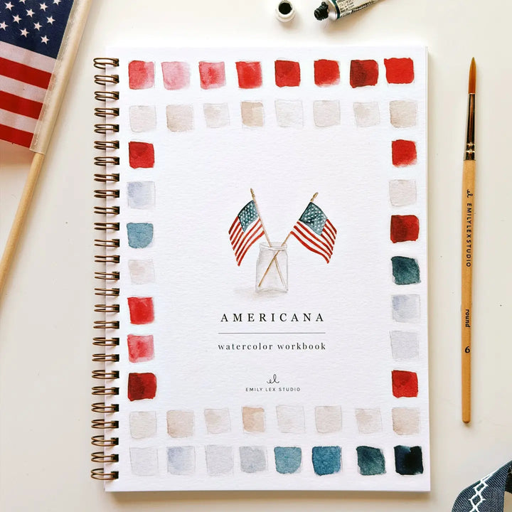 WORKBOOK WATERCOLOR AMERICANA