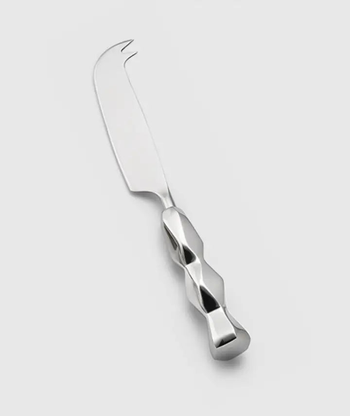 CHEESE KNIFE WITH GEO HANDLES  WITH BOX