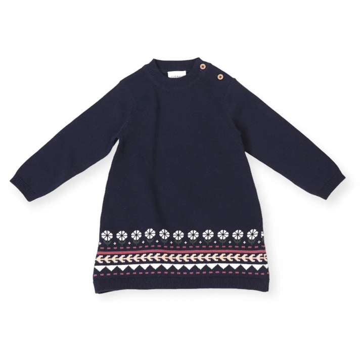 BABY DRESS FAIR ISLE