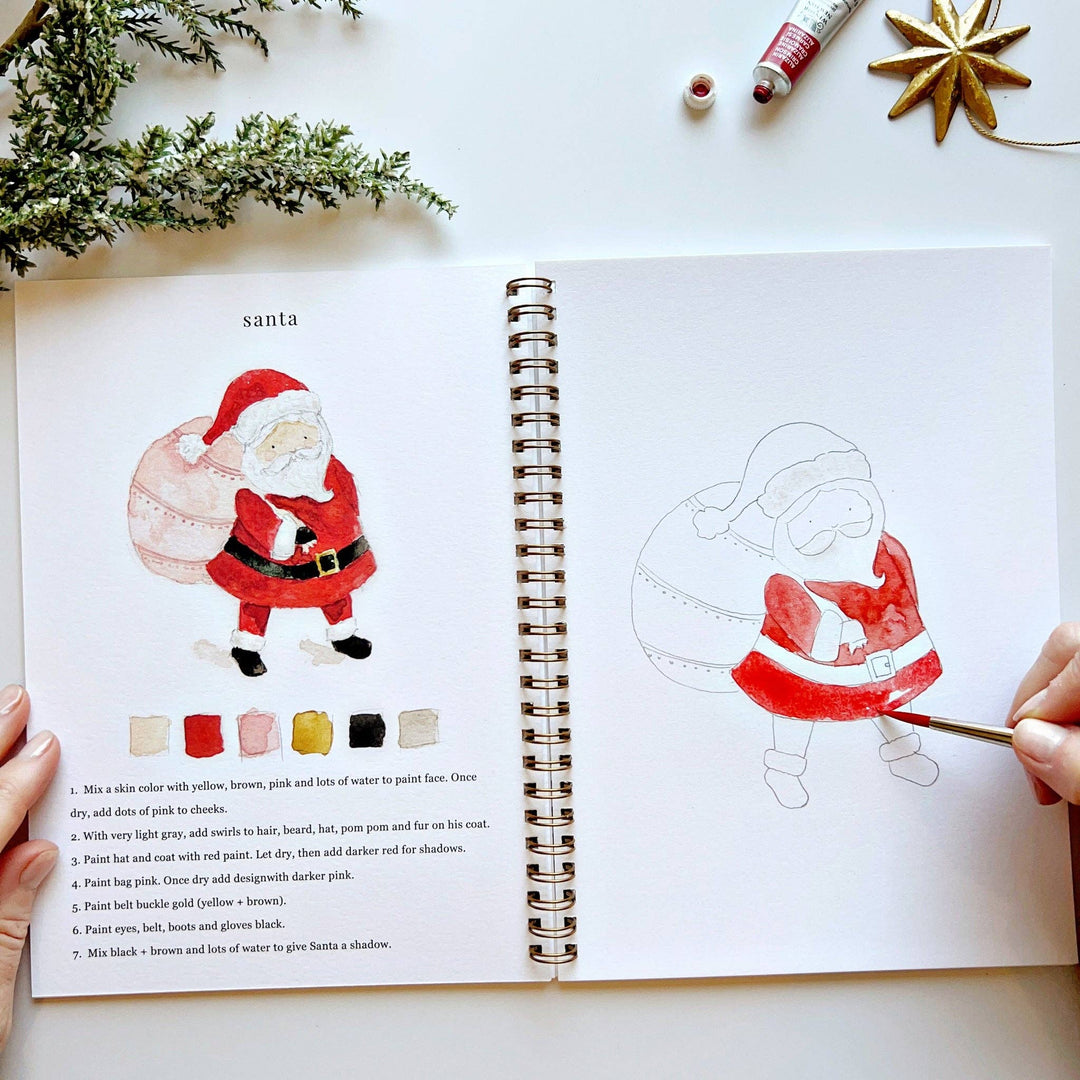 WORKBOOK WATERCOLOR CHRISTMAS