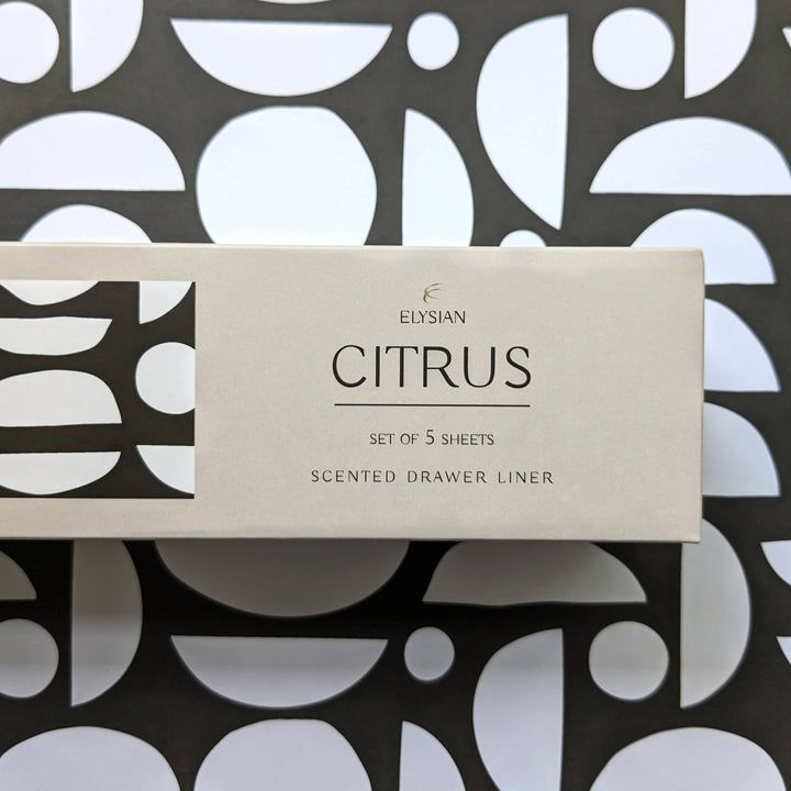 DRAWER LINERS GEO CITRUS