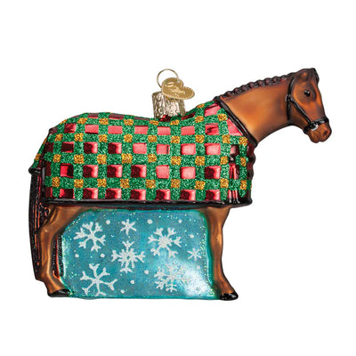 ORNAMENT SNOWFLAKE HORSE