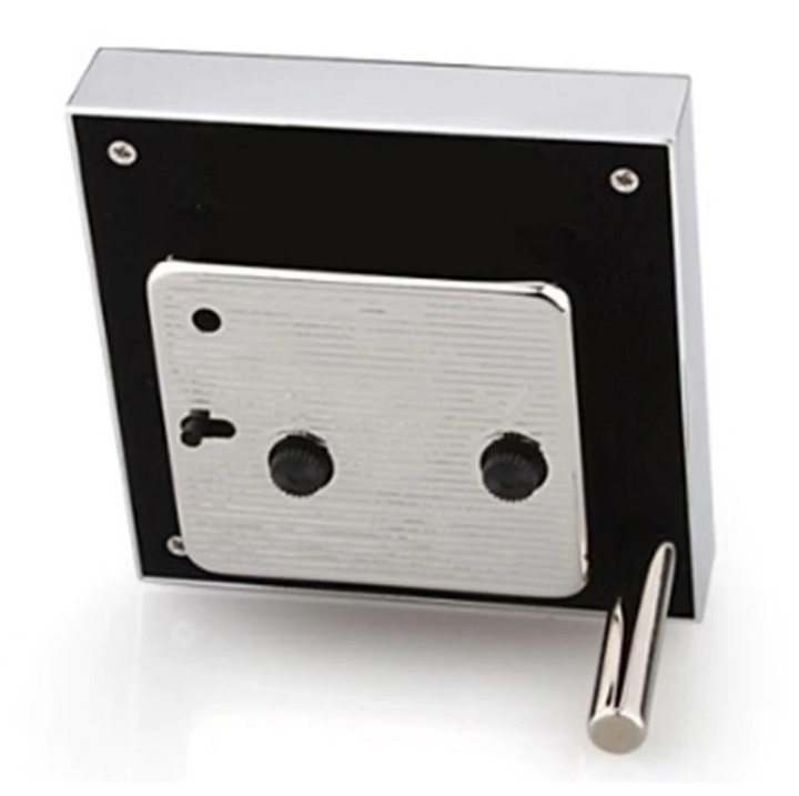 ALARM CLOCK MOP & SILVER SQUARE