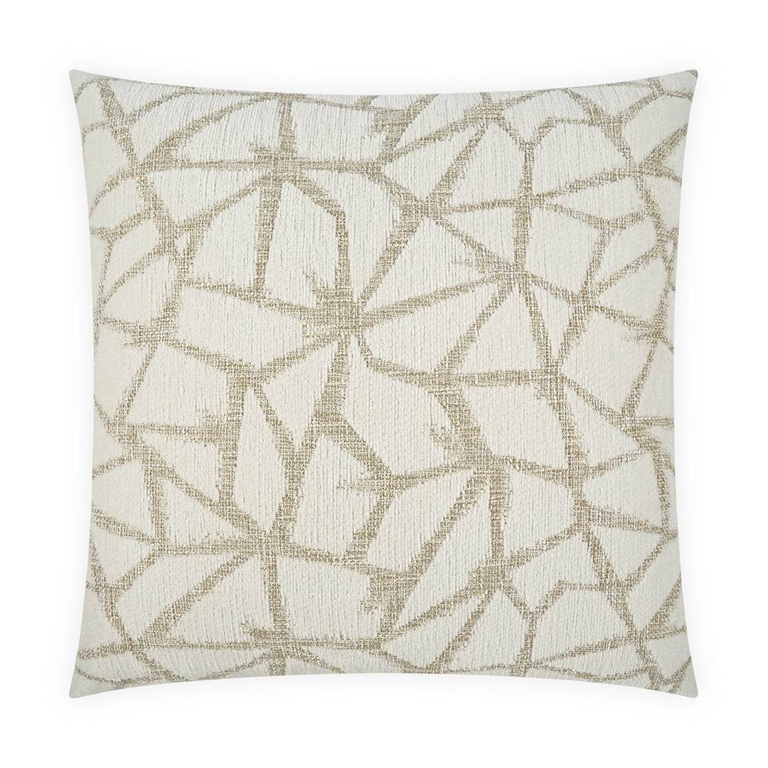 PILLOW CRACKLE VANILLA FEATHER DOWN 24X24