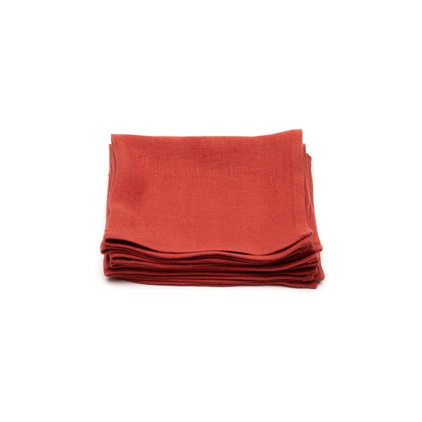 NAPKIN ORANGE LINEN 20"