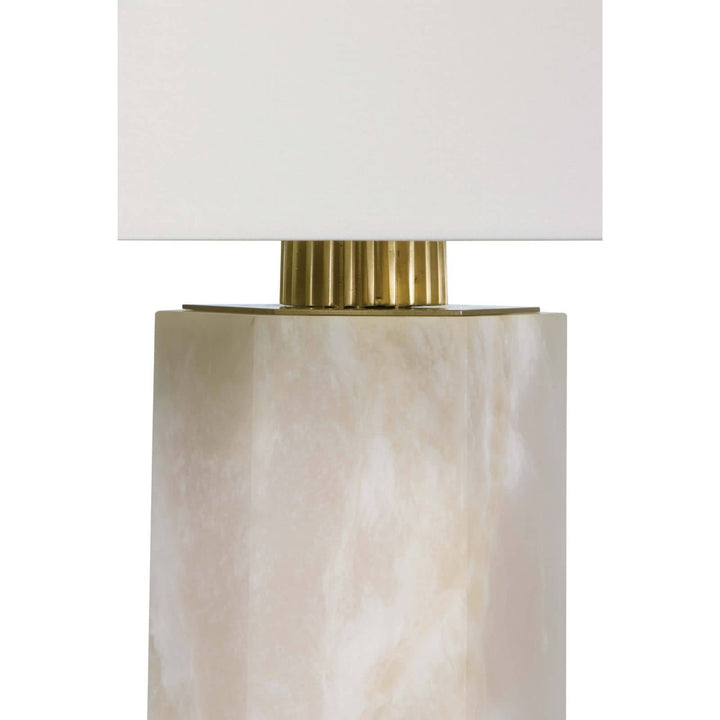 TABLE LAMP ALABASTER HEXAGON #41095