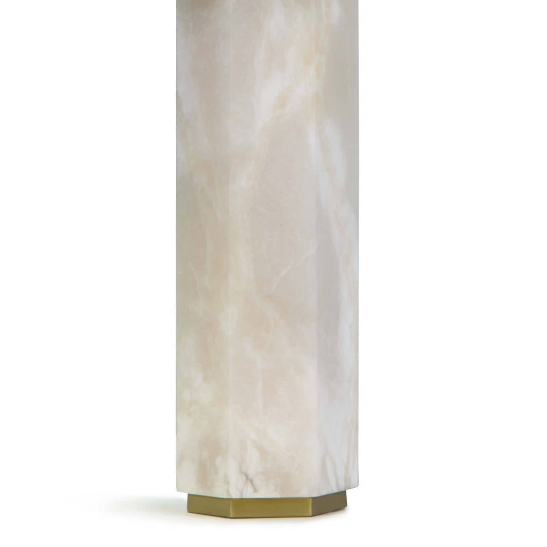 TABLE LAMP ALABASTER HEXAGON #41095