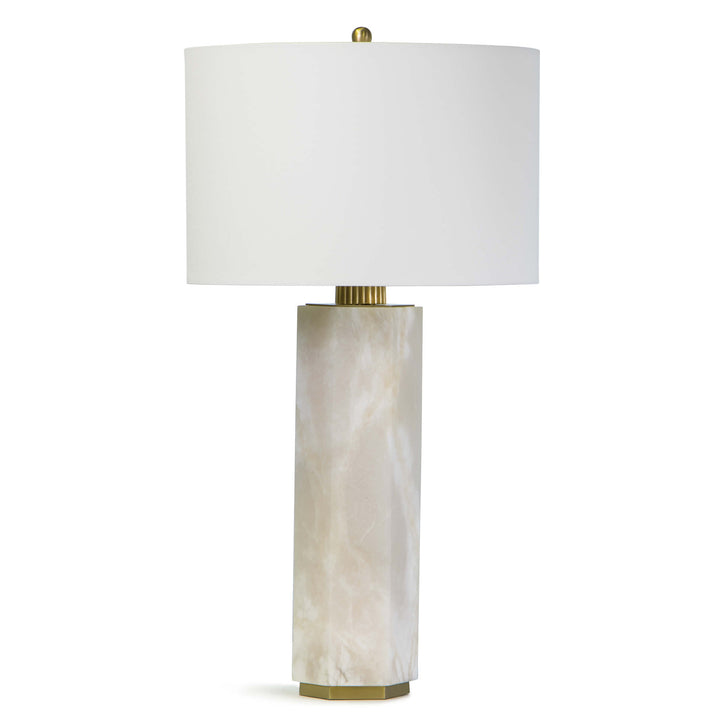 TABLE LAMP ALABASTER HEXAGON #41095