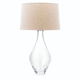 LAMP GLASS WARREN WITH SHADE LARGE