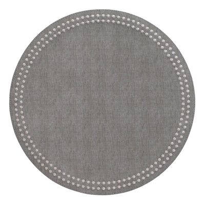 PLACEMAT PEARLS ROUND (Available in 2 Colors)