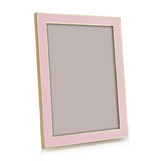 FRAME SOFT PINK ENAMEL & GOLD