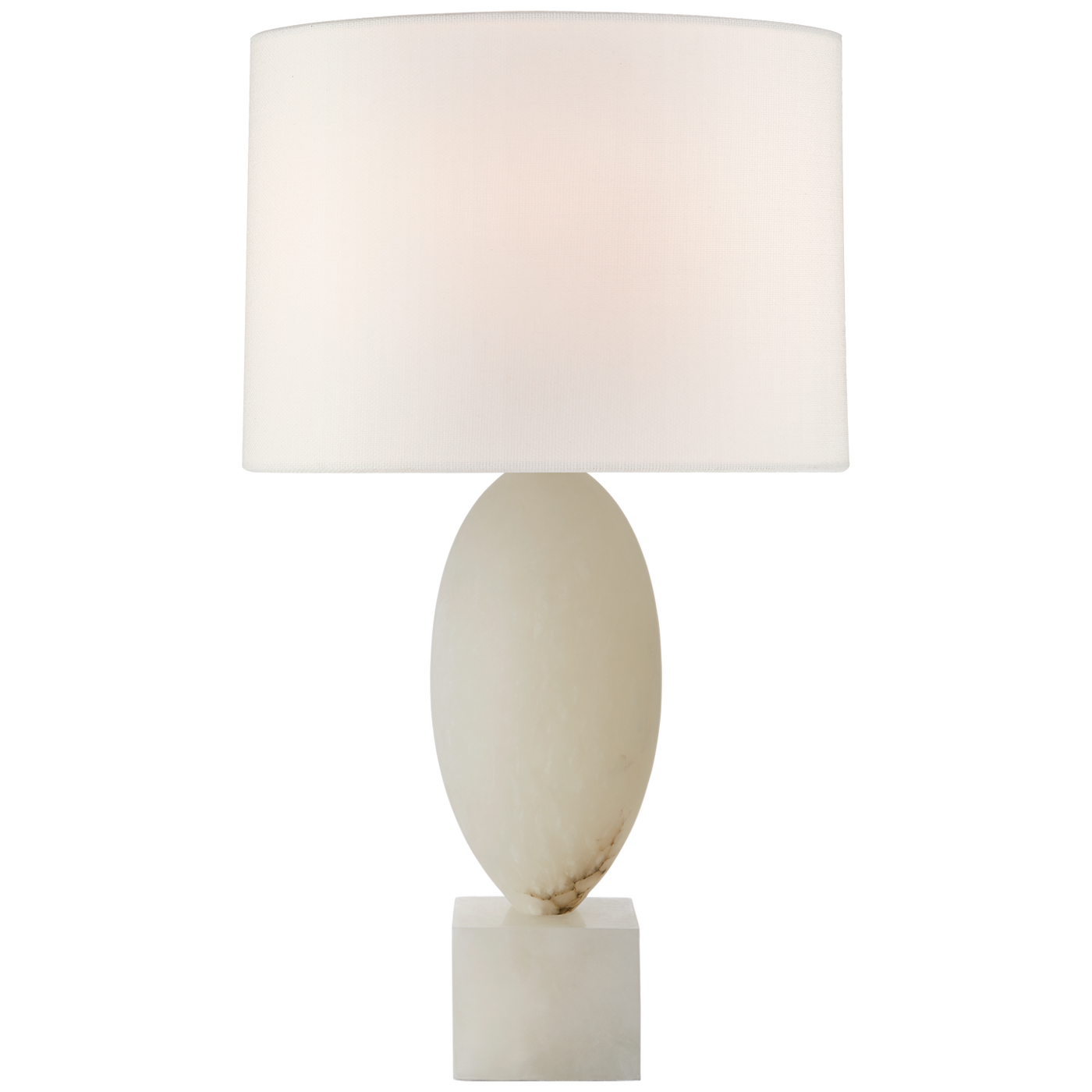 TABLE LAMP CUBE & OVAL ALABASTER LARGE