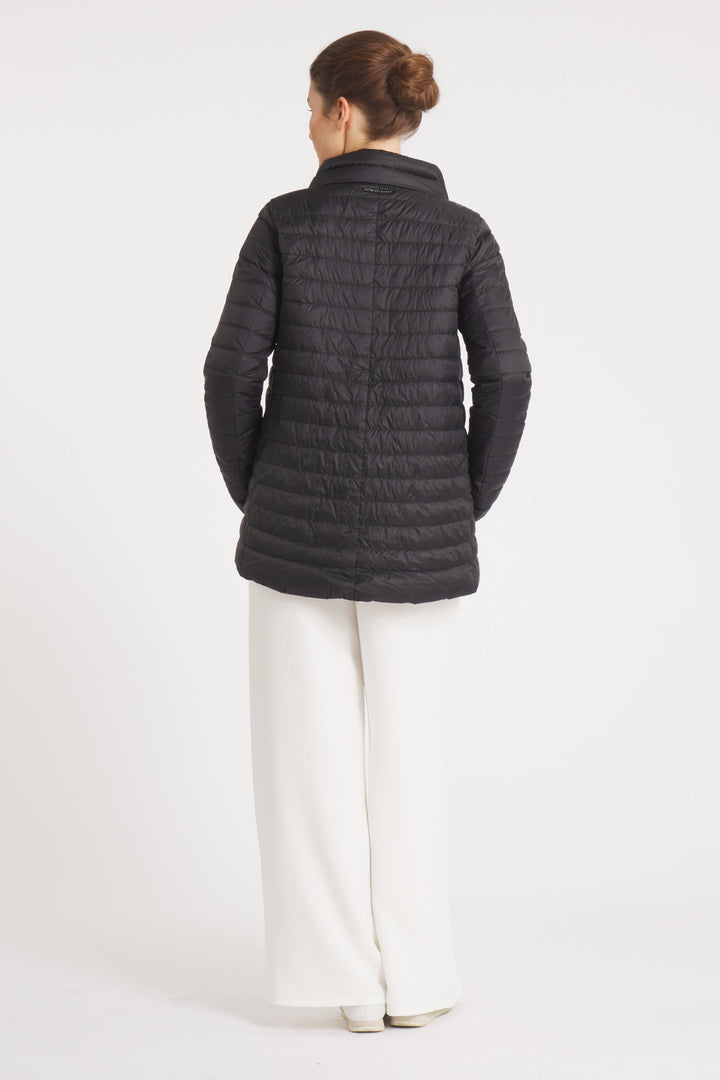 COAT REVERSIBLE DOWN 2 IN 1 MATTE BLACK TAUPE THE KNIGHTSBRIDGE