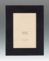 FRAME WIDE WOOD BLACK SHAGREEN