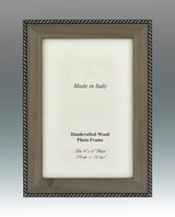 FRAME NARROW WOOD LIGHT GREY