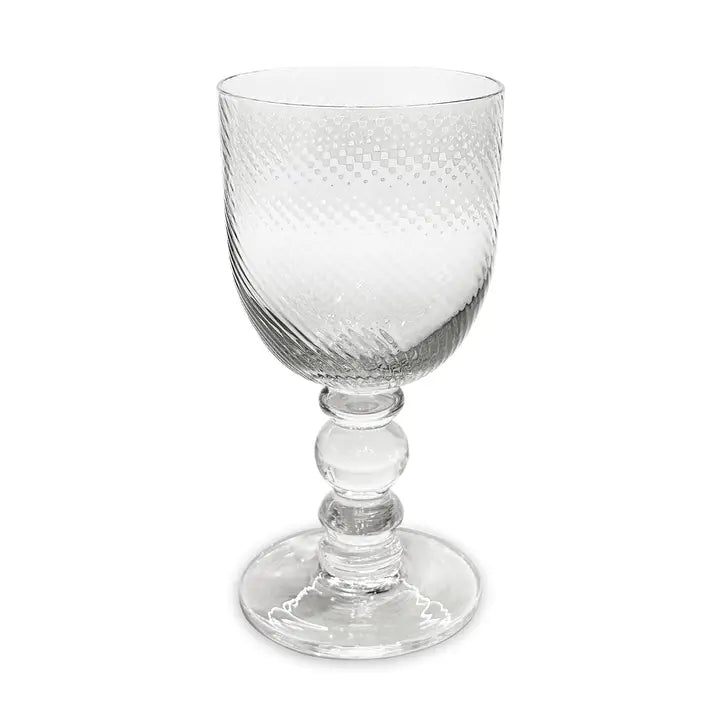 WINE GLASS  FRENCH SWIRL
